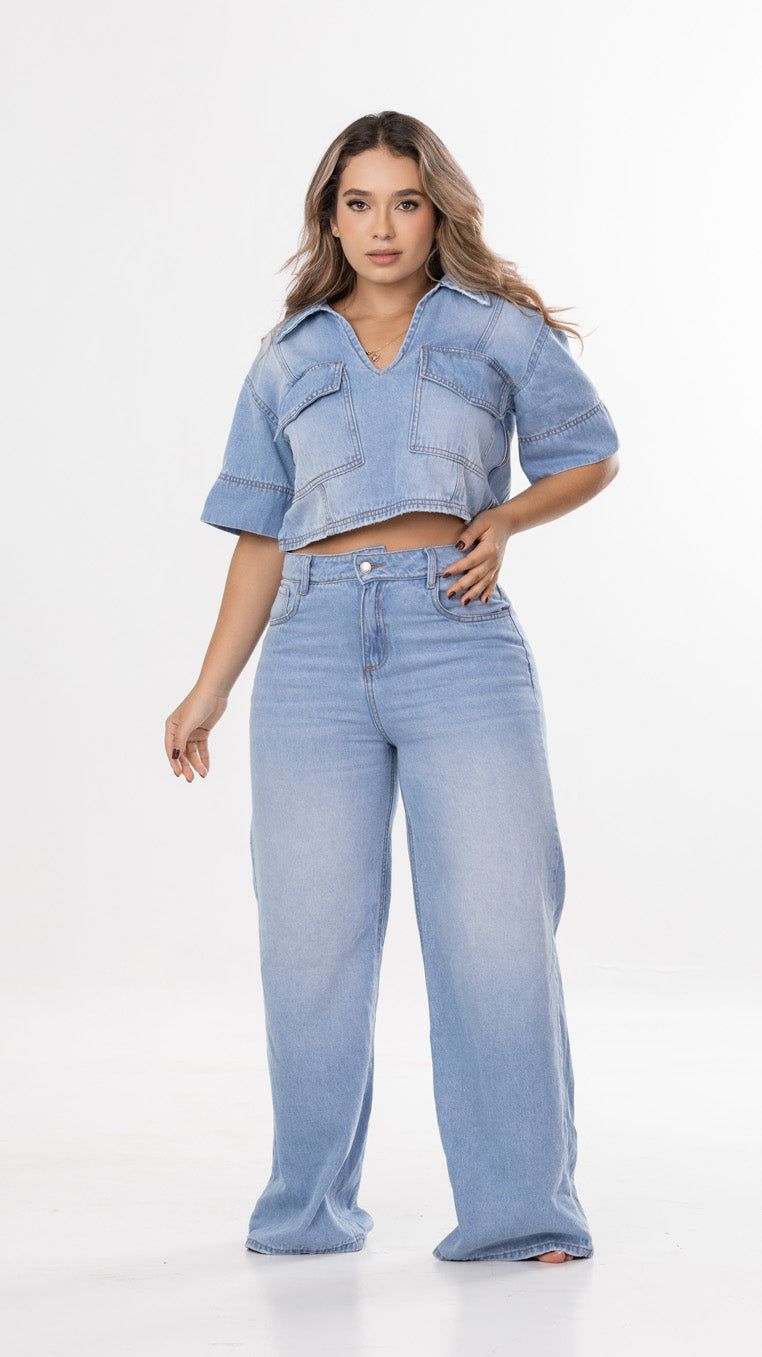 Jean wide leg.