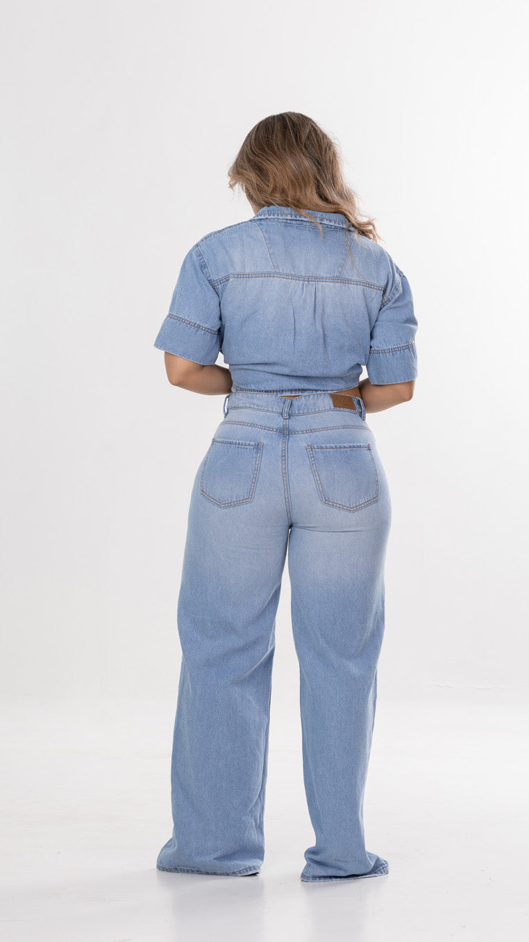 Jean wide leg.