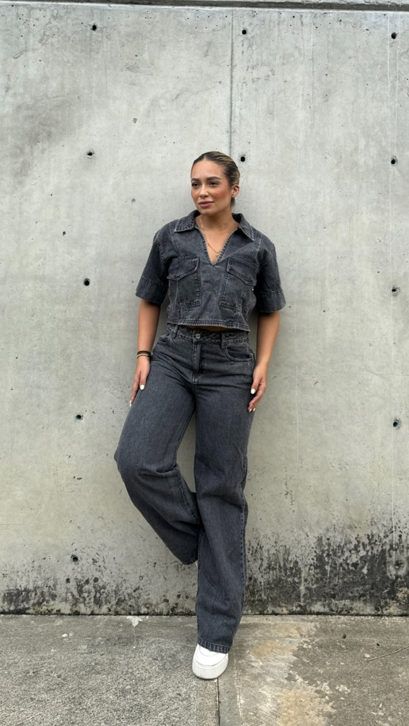 Set Denim Negro.