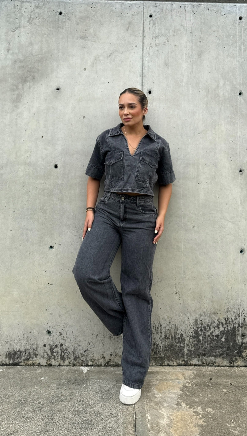 Set Denim Negro.