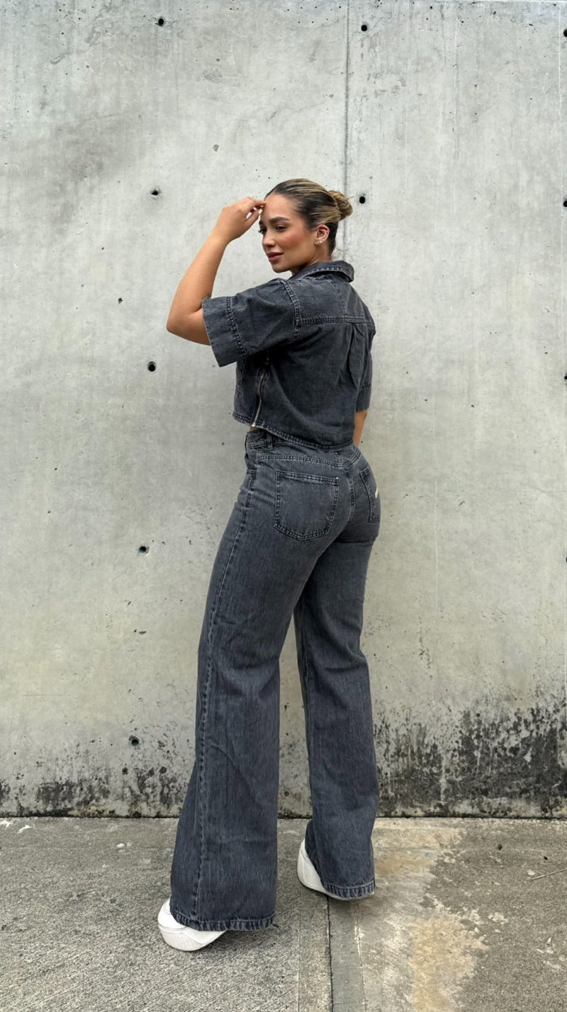 Set Denim Negro.